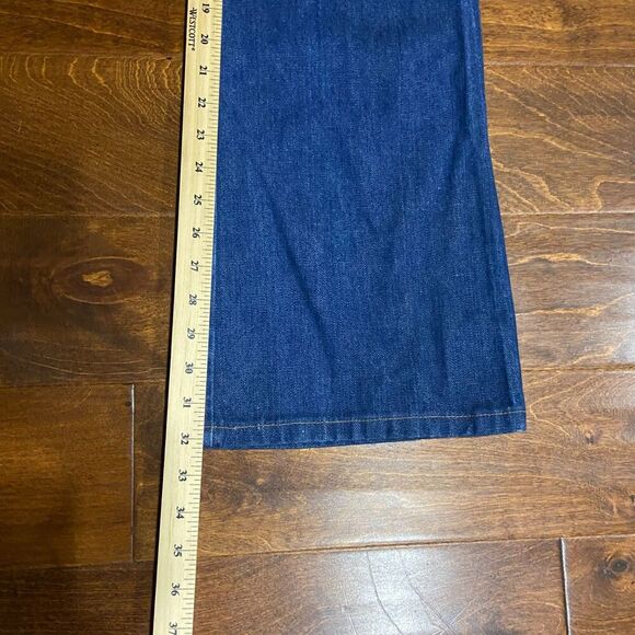 Sedgefield Vintage 70s Outdoors Boot Cut Dark Denim Jeans Men's Size 38W x 32L - Picture 9 of 10